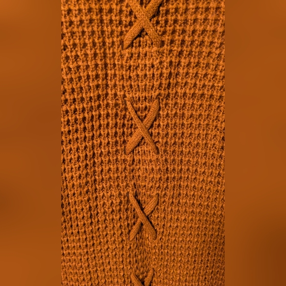 Olive And Oak Women's Brown Cardigan Duster Sweater - Picture 6 of 6